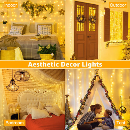 Ollny 29V Low Voltage String Lights – Flameless Alternative to Candles, Cool to Touch and Auto Shutoff Timer
