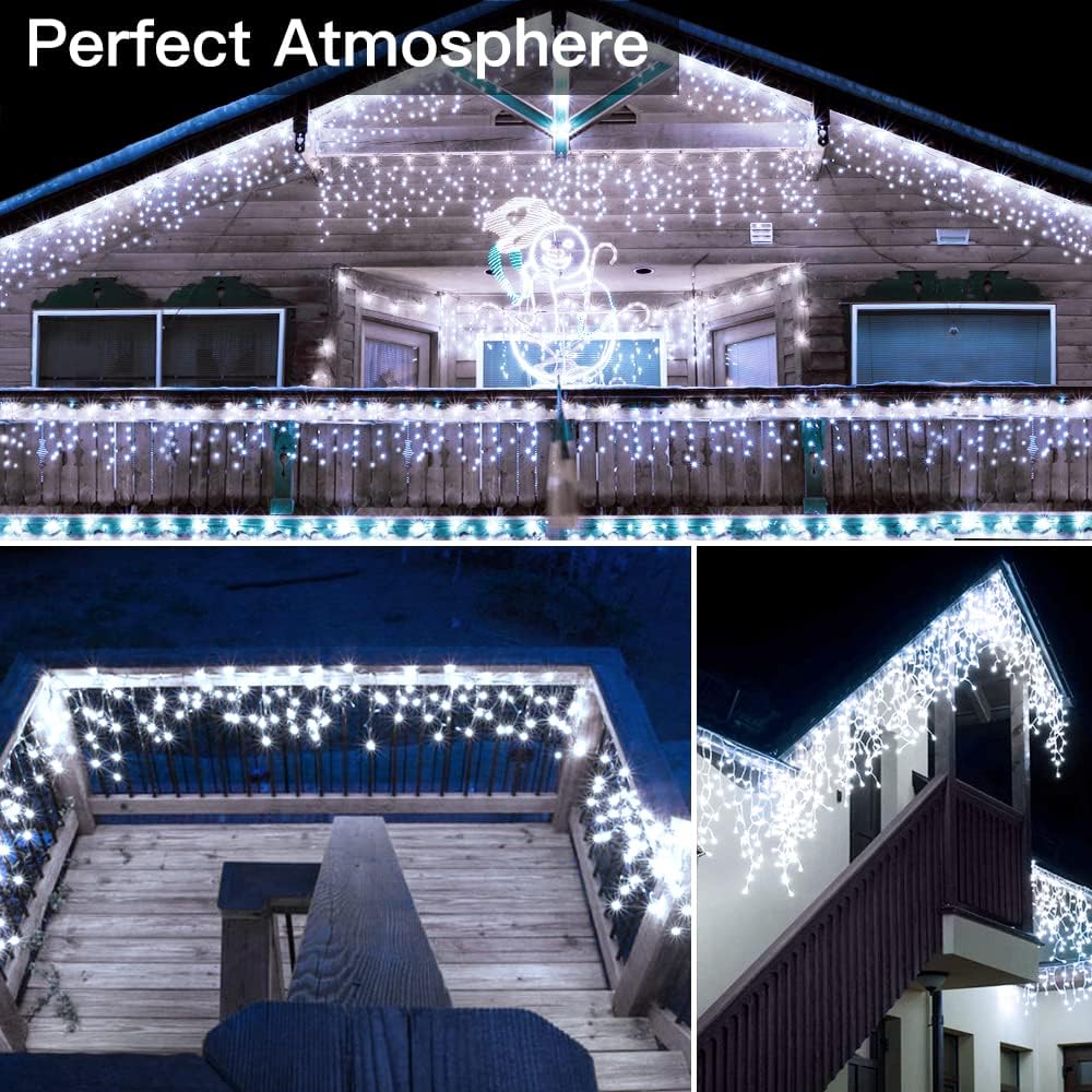 Ollny Icicle Lights 29V Low Voltage – Baby Safe Nursery String Lights, Cool Touch LED Hanging Lights for Kids Room and Playroom