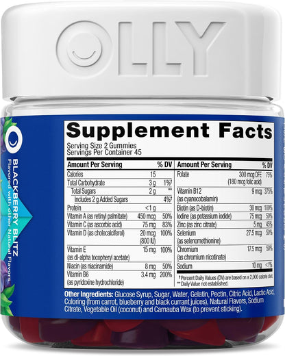 OLLY Men's Multivitamin Gummy – Desk-Side Vitamin Boost for the Modern Professional