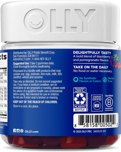 OLLY Men's Multivitamin Gummy – Desk-Side Vitamin Boost for the Modern Professional