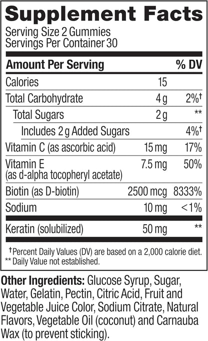 OLLY Undeniable Beauty Gummy – Premium Beauty From Within Gummies for Women, Grapefruit 30 Day Supply