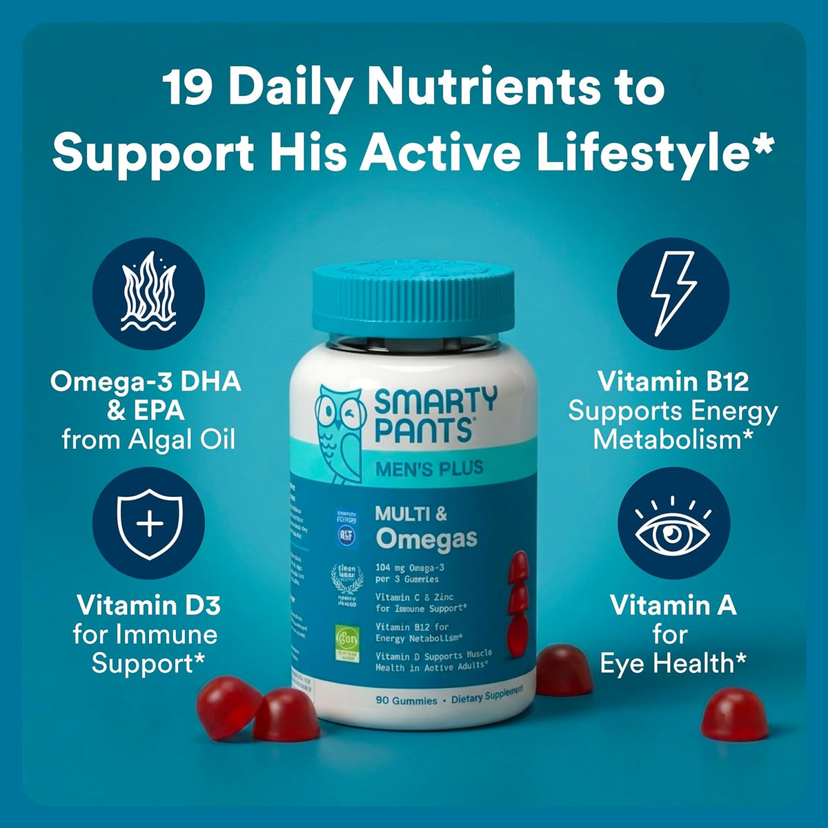 omega 3 dha/epa sourced from algal oil instead of fish