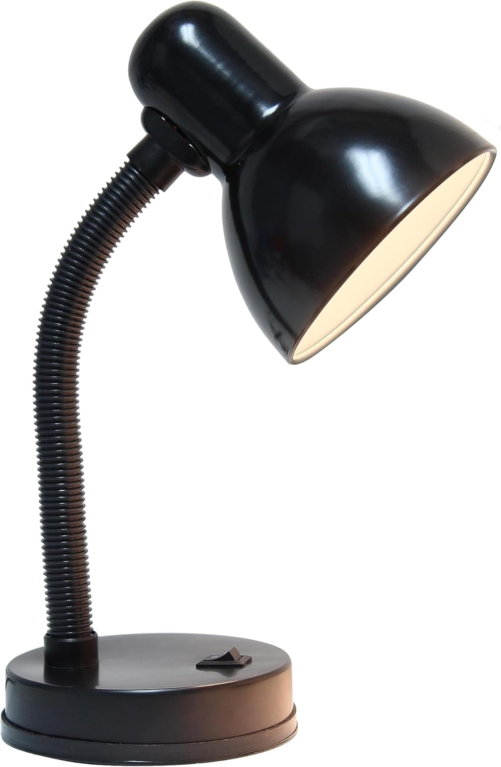 on/off push button switch located on the lamp base