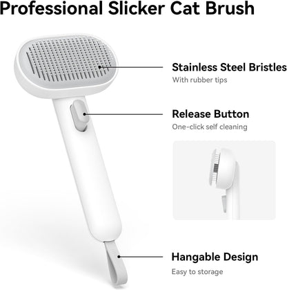 one-click shutter release button on the handle for instant fur ejection