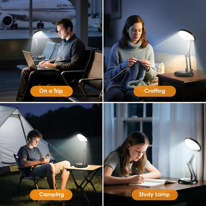 One Fire Battery-Powered Kids Night Light for Nursery and Bedroom, Touch-Controlled Cordless LED with 10 Dimming Levels