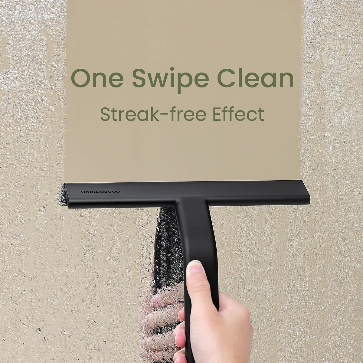 one-piece silicone blade and handle construction with rigid internal core for durability