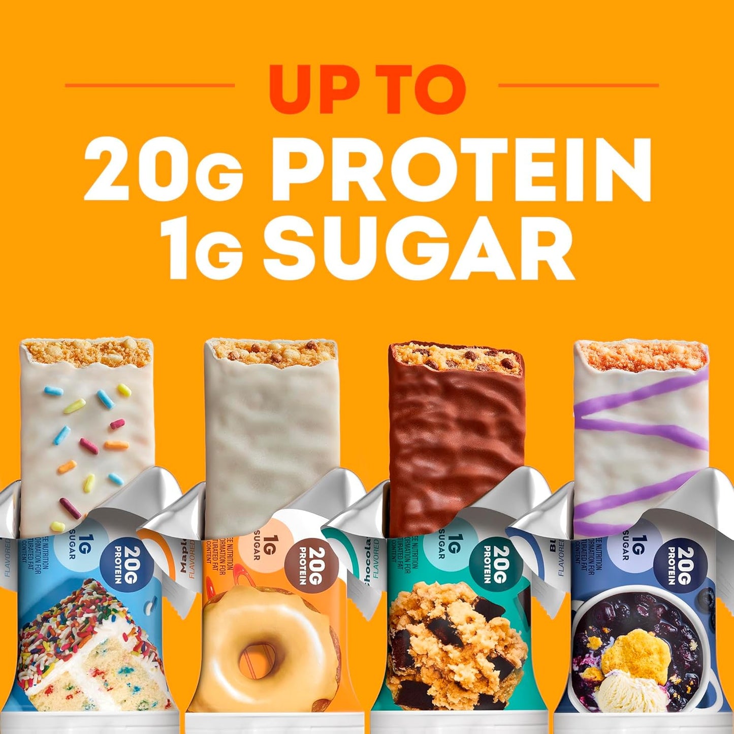 ONE Protein Bar Cookie Dough Flavor – Gluten Free Lunchbox Snack for Active Kids and Family Pantry