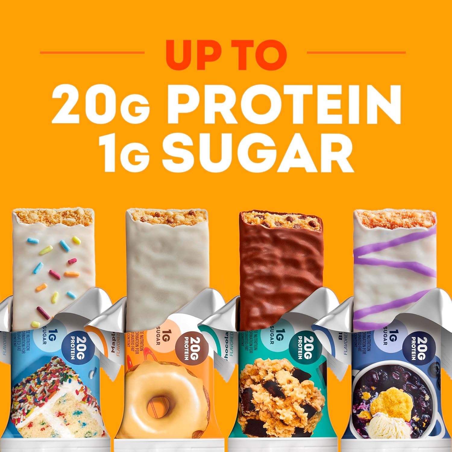 ONE Protein Bar Cookie Dough Flavor – Gluten Free Lunchbox Snack for Active Kids and Family Pantry
