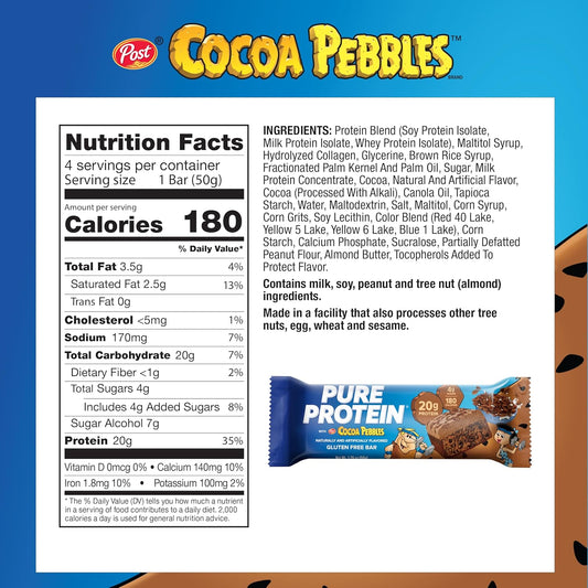only 4g of sugar per bar