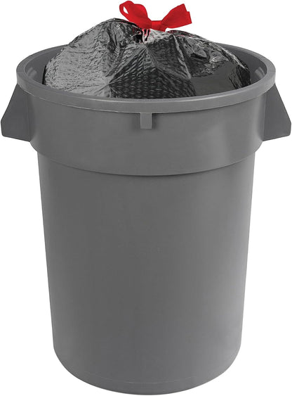 opaque black plastic that conceals waste contents
