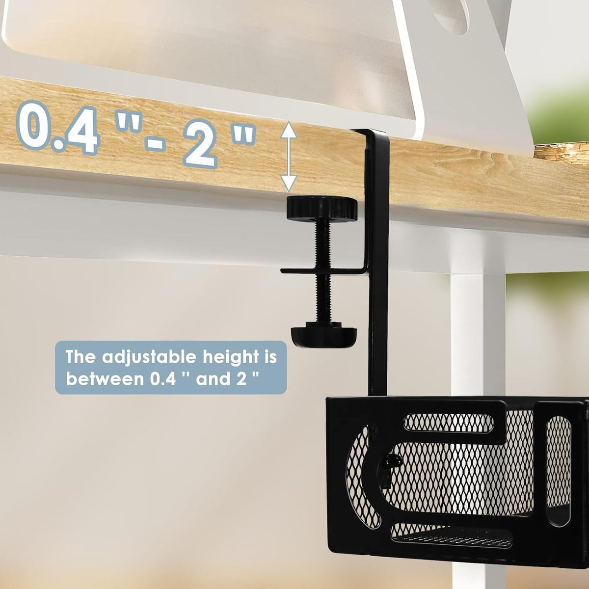 open-side design allowing cables to pass through freely
