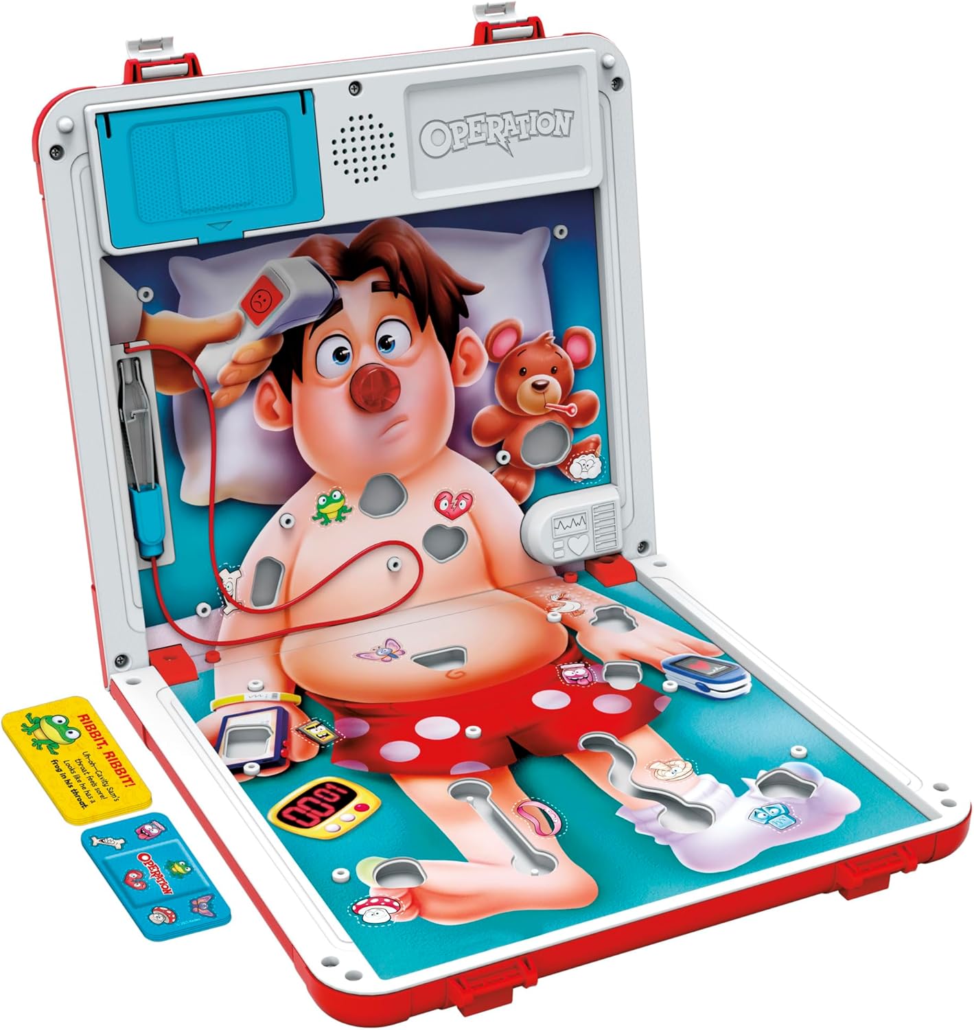 Operation Electronic Board Game for Kids Ages 6+ – Family Game Night with All-in-One Carrying Case