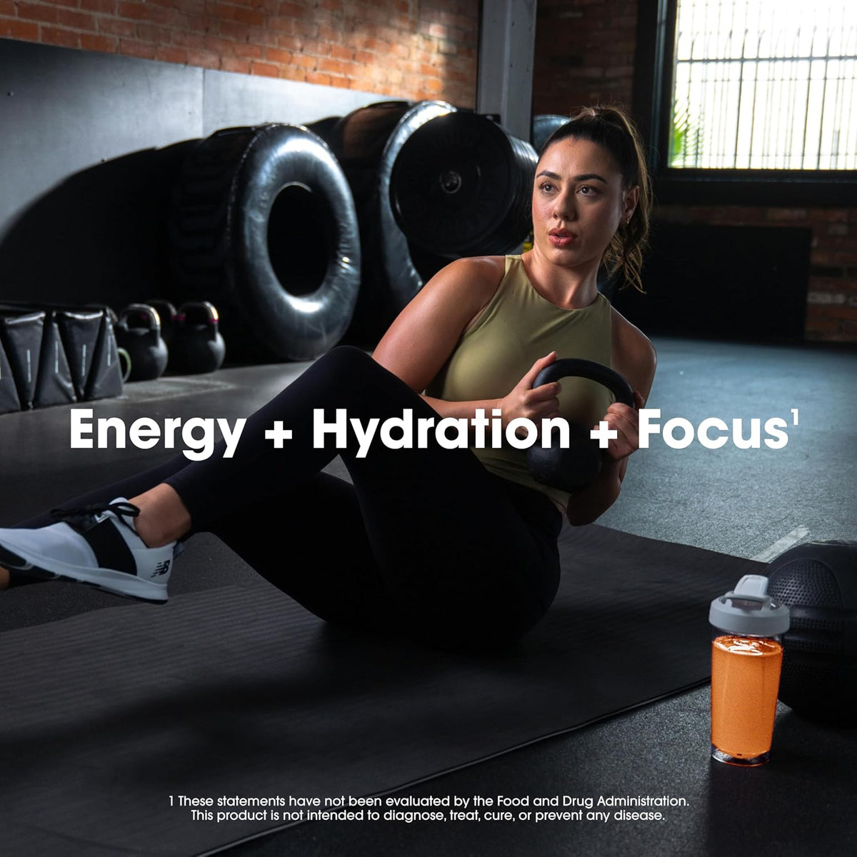 Optimum Nutrition Amino Energy Plus Focus – Self-Care Supplement for Home Gym Wind-Down Routines, Pre-Workout Calm Alertness