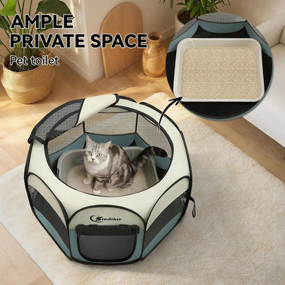 optional detachable padded floor (1 or 2 pads) for comfort and easy washing