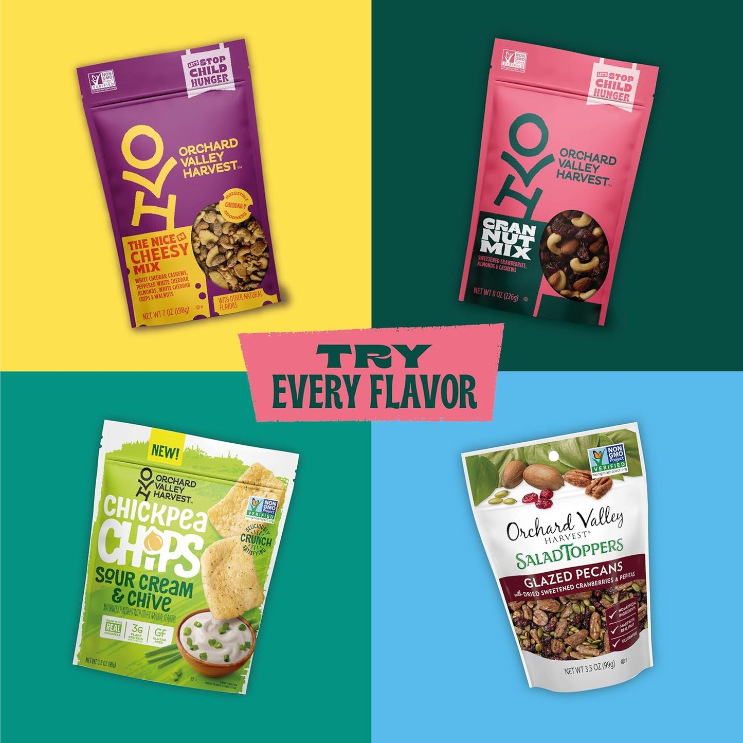 Orchard Valley Harvest Cran Nut Trail Mix – Allergen-Conscious Lunchbox Snack Pack for School Days