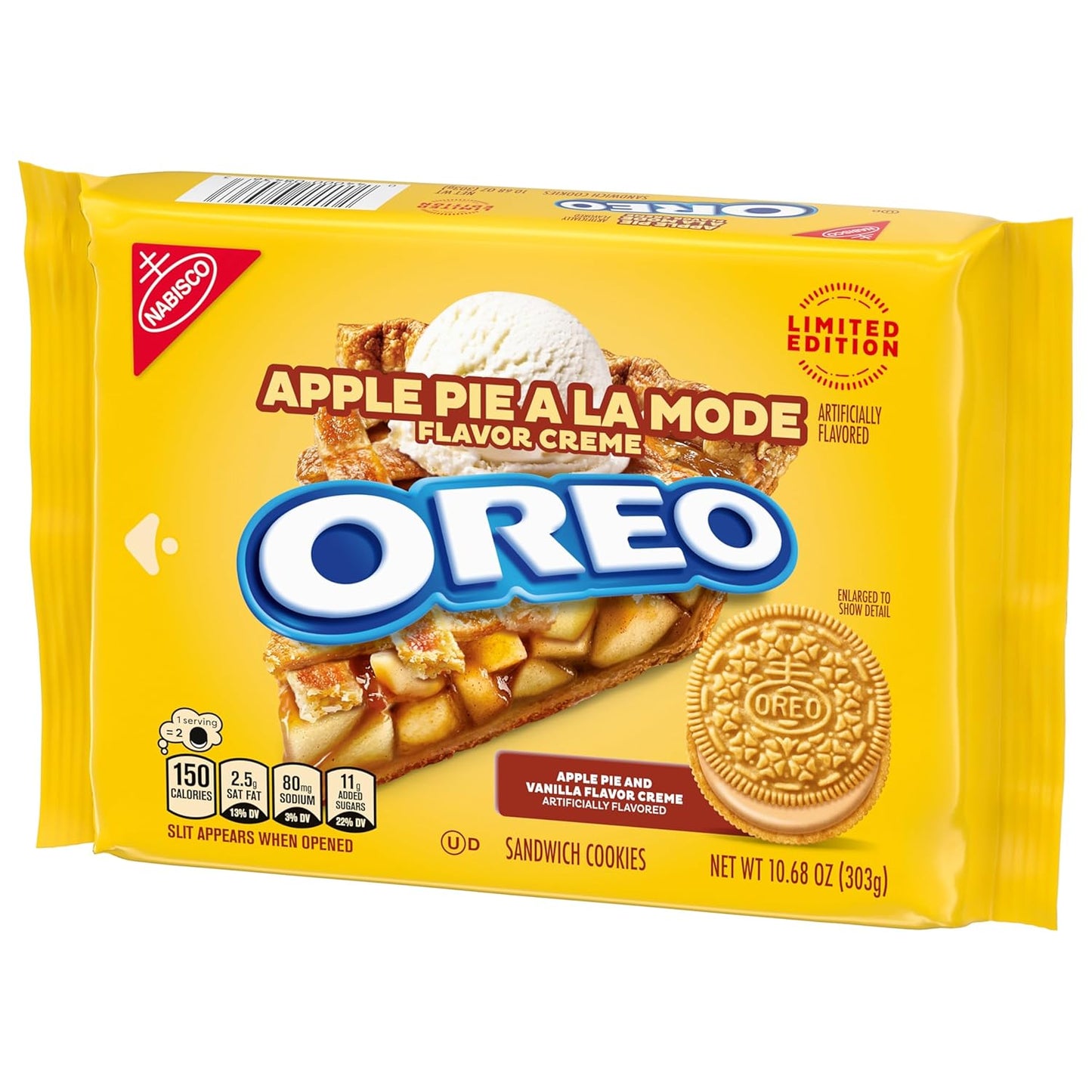 OREO Apple Pie a la Mode Cookies – Family Snack Pack for Kids' Tables and Lunches