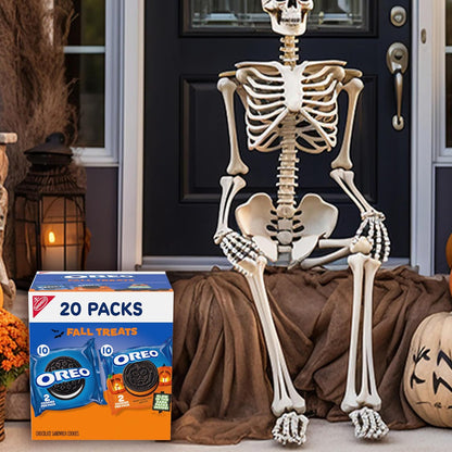 OREO Boo! Fall Treats Halloween Cookies – Safe Trick-or-Treat Snack Packs for Kids' Party Favors