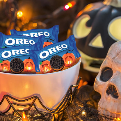 OREO Boo! Fall Treats Halloween Cookies – Safe Trick-or-Treat Snack Packs for Kids' Party Favors