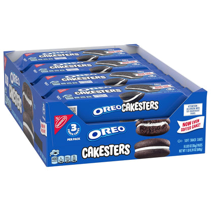 OREO Cakesters Soft Snack Cakes – Fun Birthday Gift Snack Pack for Chocolate Lovers