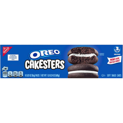 OREO Cakesters Soft Snack Cakes – Fun Birthday Gift Snack Pack for Chocolate Lovers