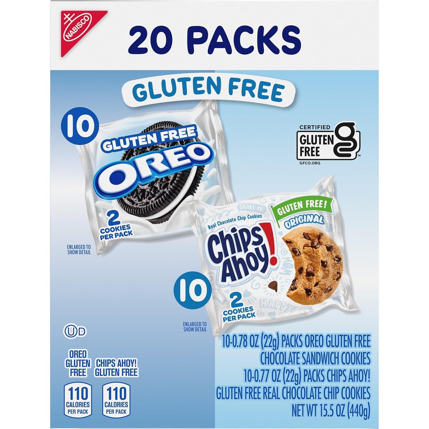 OREO & CHIPS AHOY! Gluten Free Cookies – Office Break Room Snack Packs for Staff with Celiac or Gluten Sensitivity