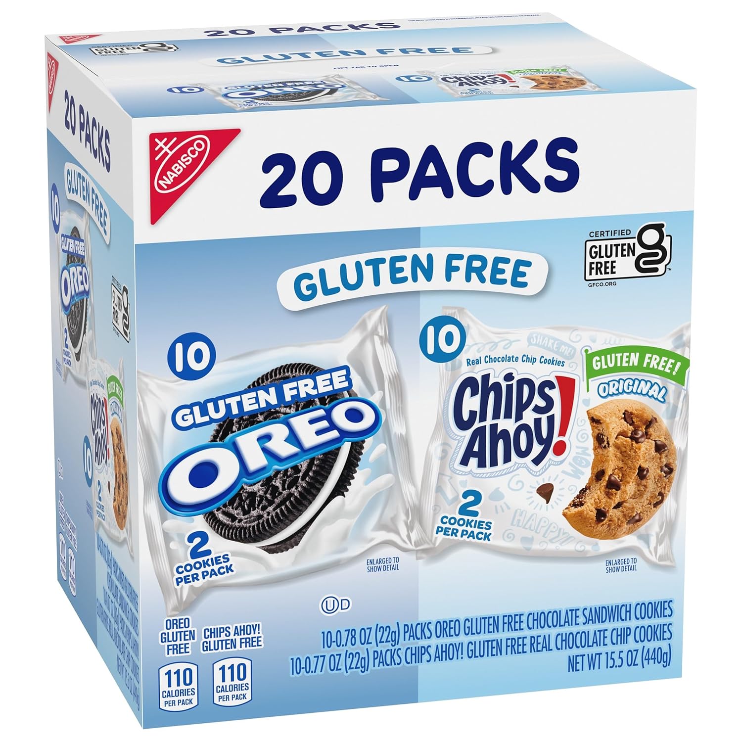 OREO & CHIPS AHOY! Gluten Free Cookies – Office Break Room Snack Packs for Staff with Celiac or Gluten Sensitivity