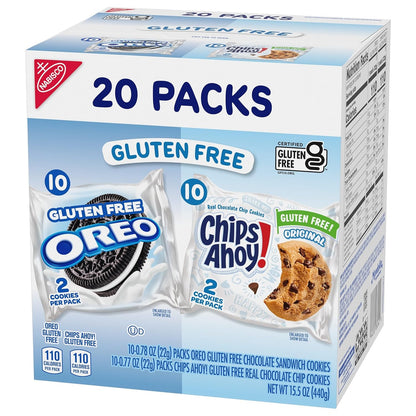 OREO & CHIPS AHOY! Gluten Free Cookies – Office Break Room Snack Packs for Staff with Celiac or Gluten Sensitivity