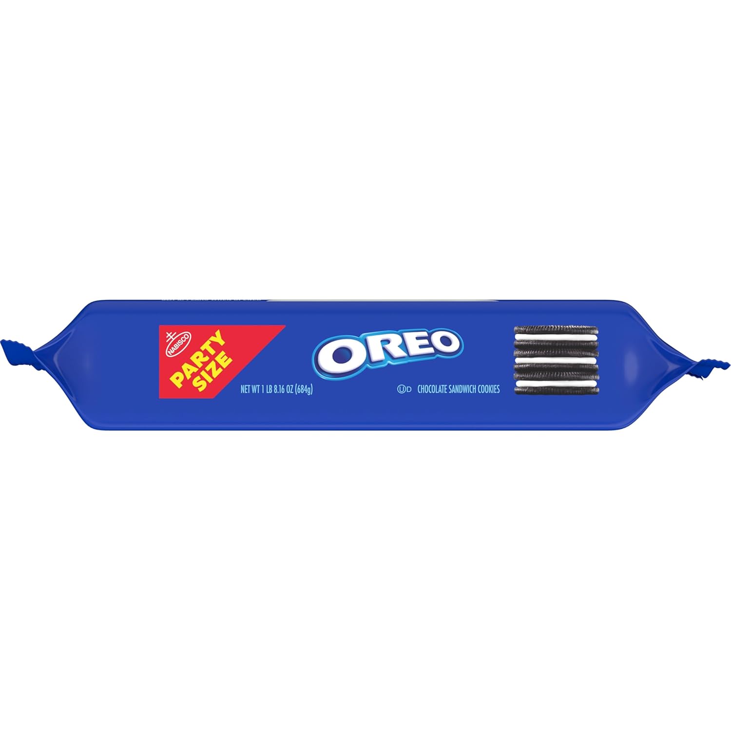 OREO Chocolate Sandwich Cookies, Party Size 24.16 oz – After-School Snack Pouch for Family Pantry
