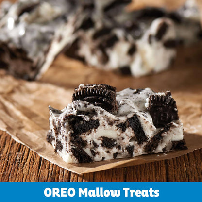 OREO Double Stuf Creme Filled Cookies – Family Pantry Staple for Lunchbox Treats, Birthday Party Favors, and Weekend Movie Nights, 24.95 oz