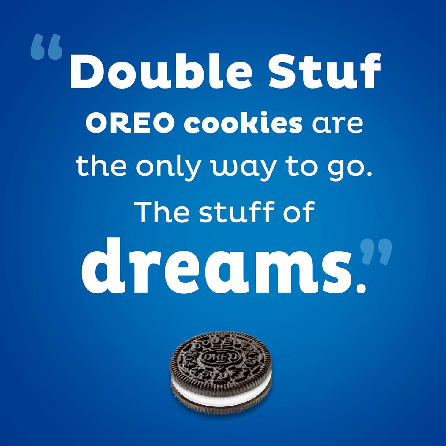 OREO Double Stuf Creme Filled Cookies – Family Pantry Staple for Lunchbox Treats, Birthday Party Favors, and Weekend Movie Nights, 24.95 oz