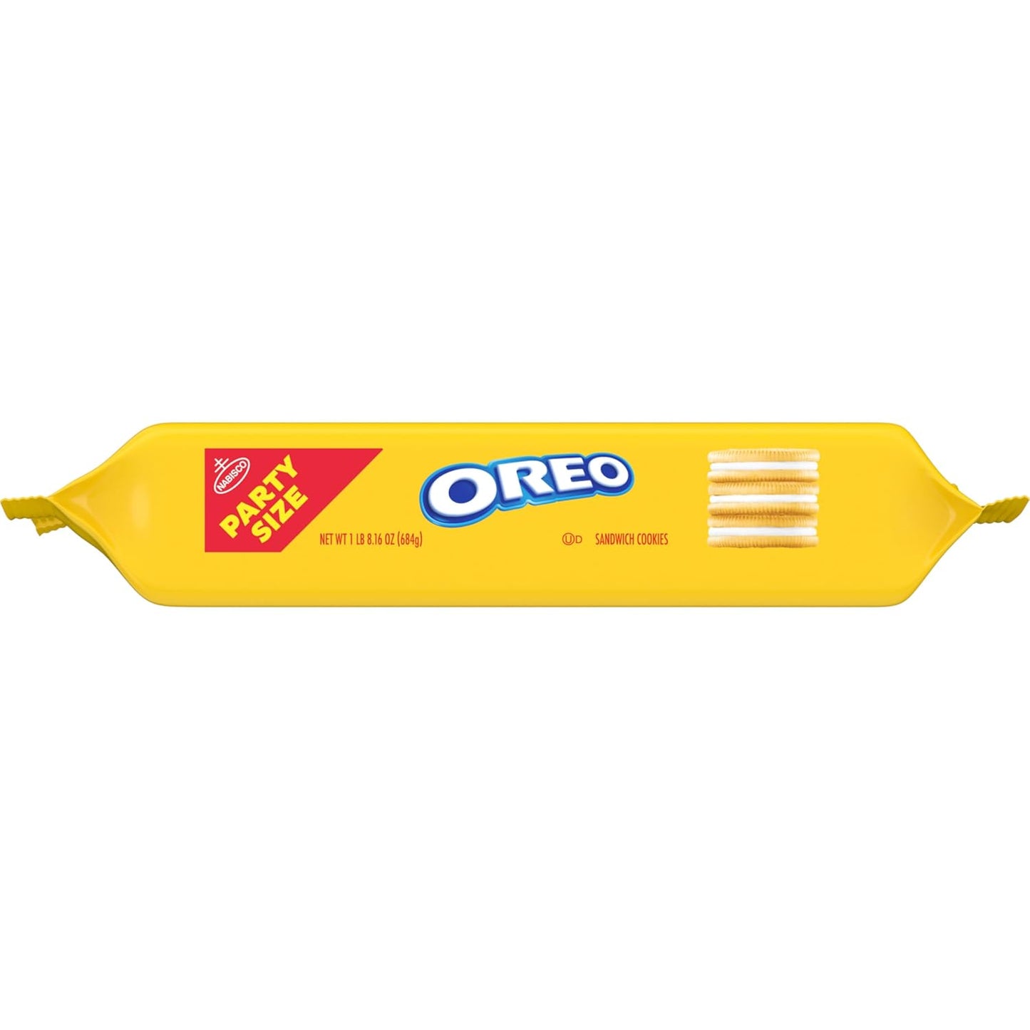 OREO Golden Sandwich Cookies 24.16 oz – Family Pantry Staple for Kids' Birthday Celebrations and Snack Time