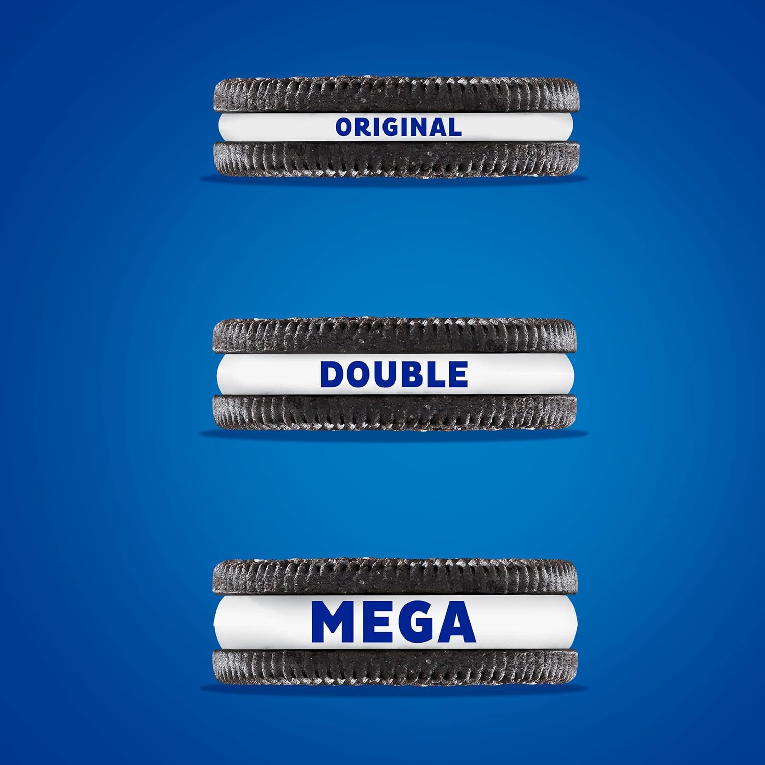 OREO Mega Stuf Cookies – Parent-Approved Pantry Treat for School-Age Kids, Resealable 17.6 oz Family Pack