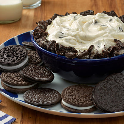OREO Mega Stuf Cookies, Party Size 25.35 oz – Kids' Birthday Party Dessert Table Pack with Resealable Tab