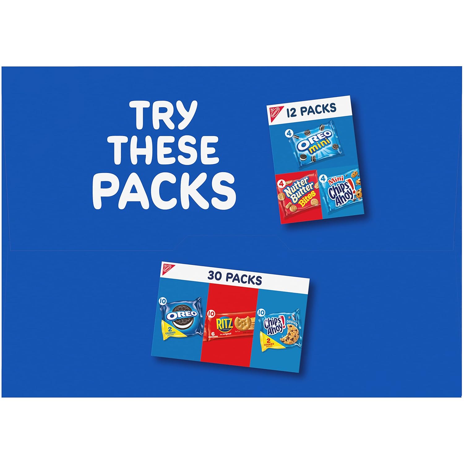 OREO Mini Mix Sandwich Cookies Variety Pack for Kids Birthday Party Favors and Treasure Box Rewards, 20 Packs