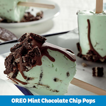 OREO Mint Creme Cookies Party Size Resealable Pouch 24.95 oz – Family Snack Pack for School Lunches and Playdates