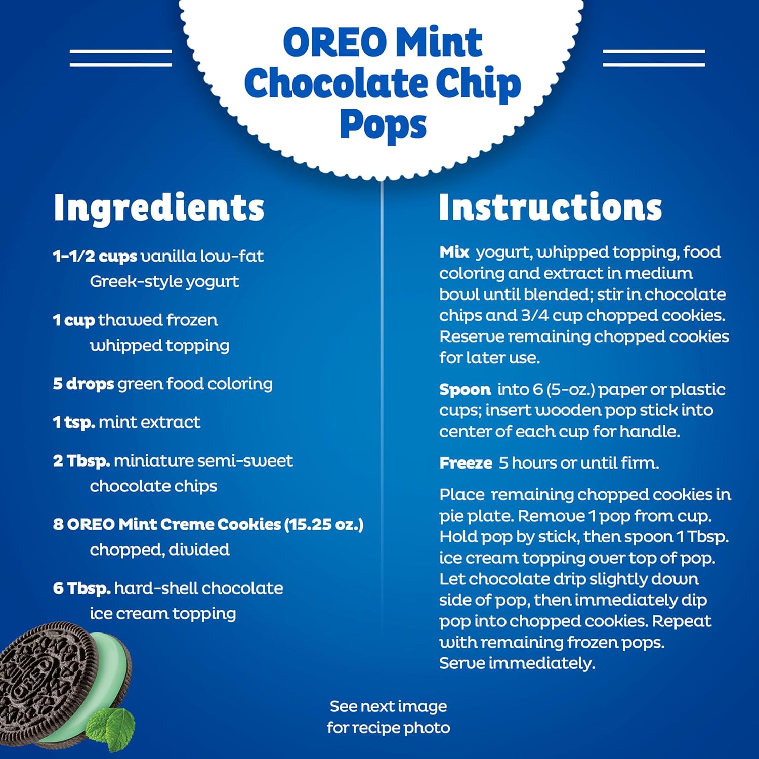 OREO Mint Creme Cookies Party Size Resealable Pouch 24.95 oz – Family Snack Pack for School Lunches and Playdates