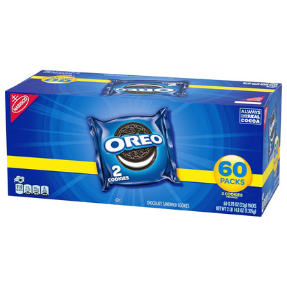 OREO Pre-Portioned 2-Cookie Packs, Bulk Office Snack for Vending Stations and Conference Rooms