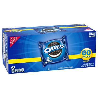 OREO Pre-Portioned 2-Cookie Packs, Bulk Office Snack for Vending Stations and Conference Rooms