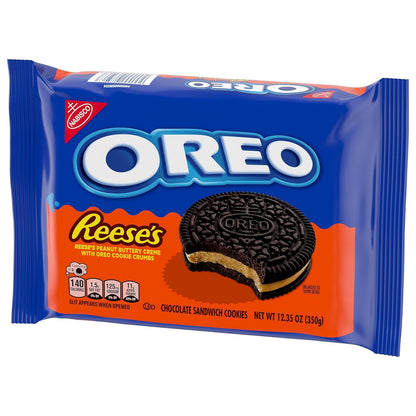 OREO REESE'S Peanut Butter Creme Cookies – Office Break Room Pantry Snack for Shared Workspaces, Pack of 2
