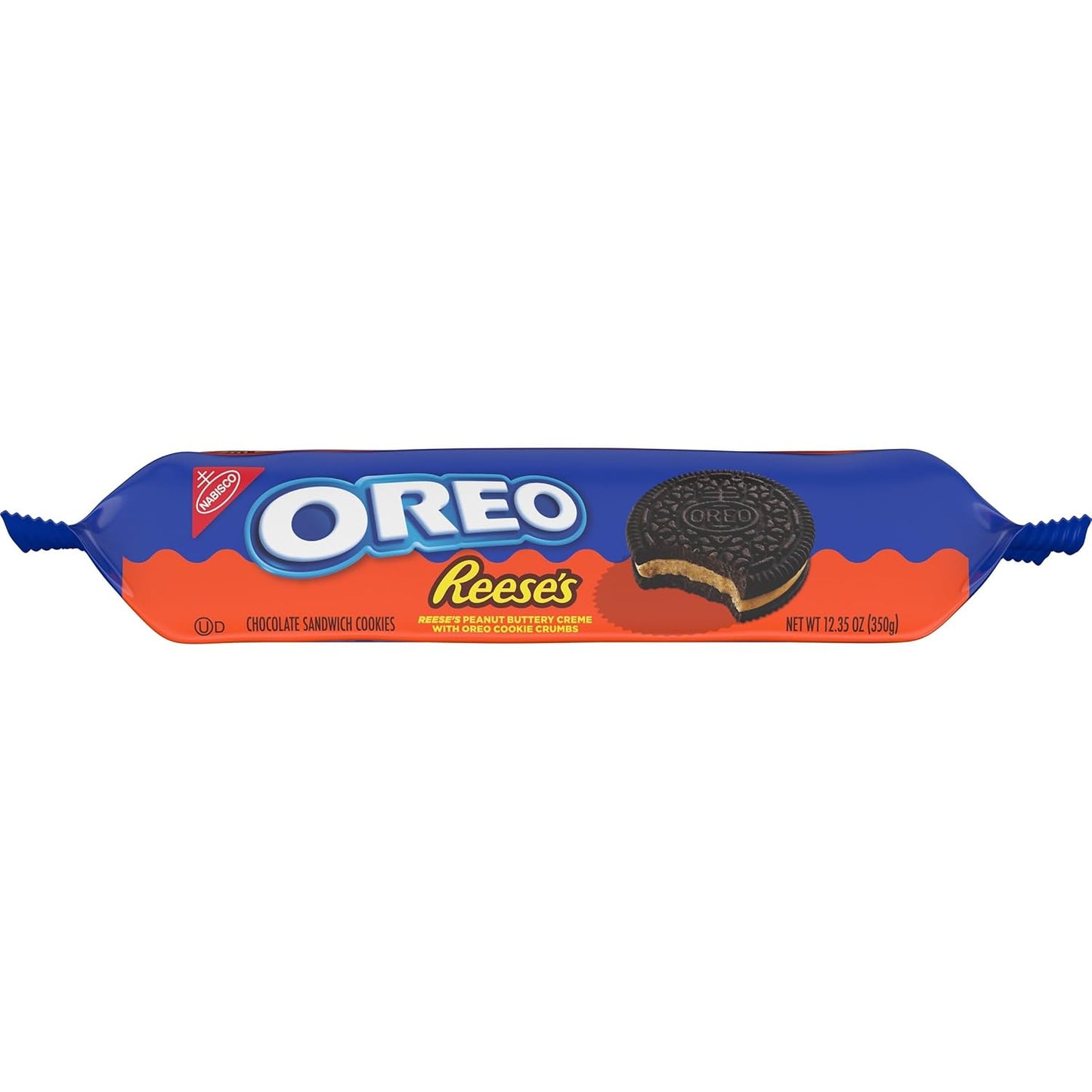 OREO REESE'S Peanut Butter Creme Cookies – Office Break Room Pantry Snack for Shared Workspaces, Pack of 2