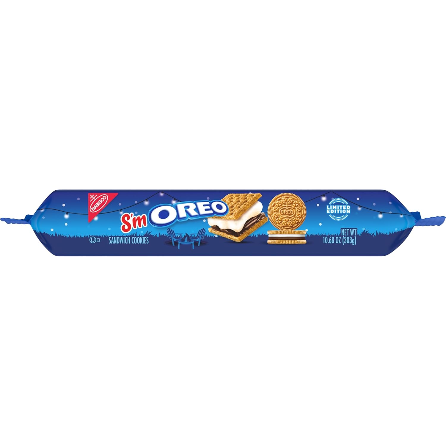 OREO S'mOREO Sandwich Cookies – Fun Limited Edition Hostess Gift for Summer Parties and Housewarmings, 10.68 oz