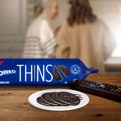 OREO Thins Family Size Cookies – Kid-Friendly Pantry Snack for School Lunches and Playdates