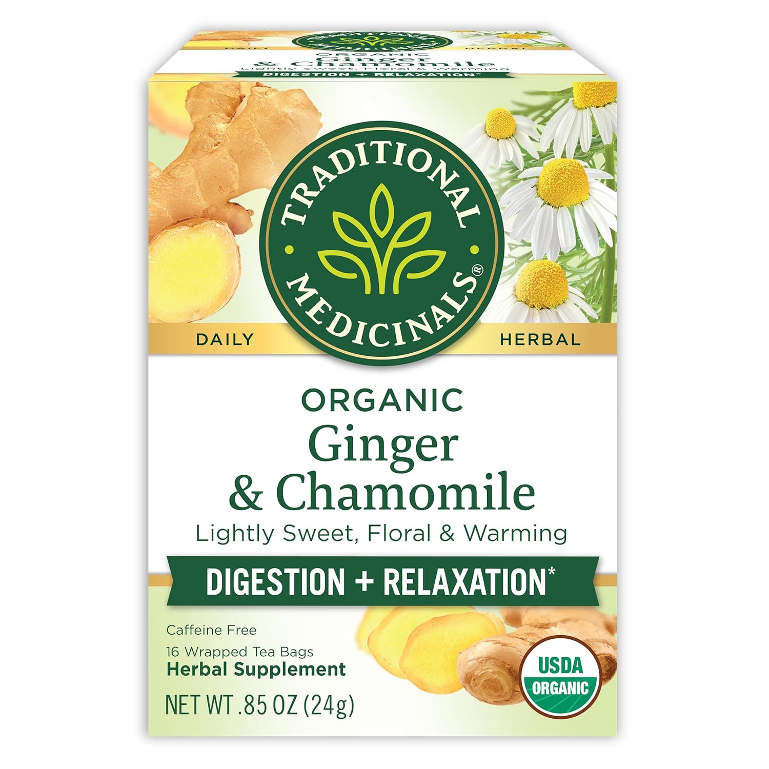 organic ginger root for nausea relief and digestive stimulation