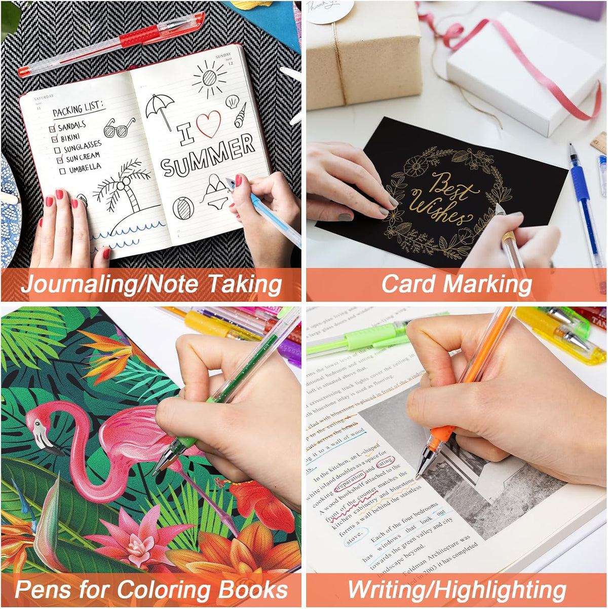 organized zippered/case packaging for selection and portability, available in 36-count and 100-count variants