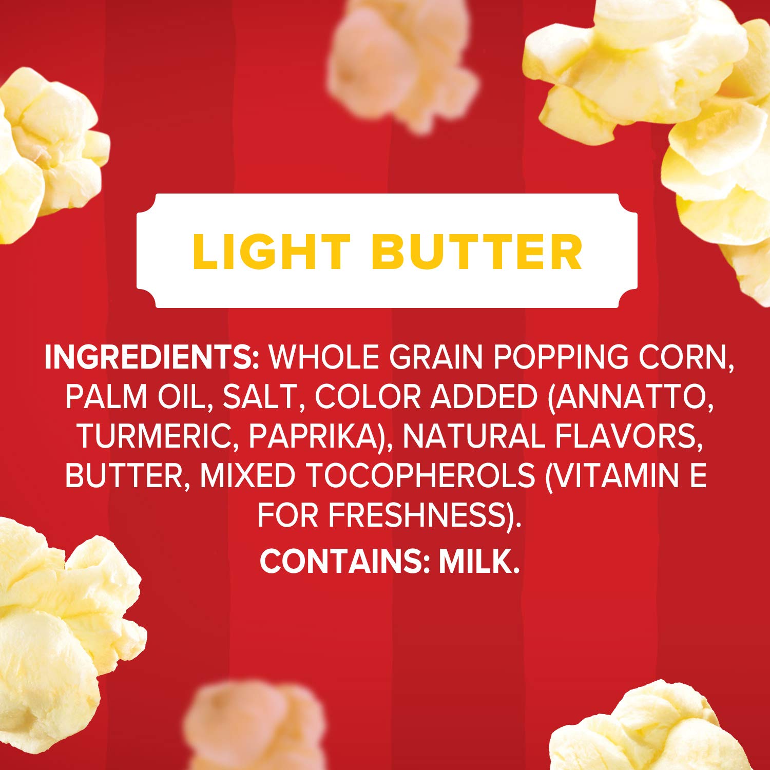 Orville Redenbacher's Light Butter Microwave Popcorn, 6-Count 2.69 oz Bags – Thoughtful Snack Lover Gift for Hosts, Holidays, and Birthdays