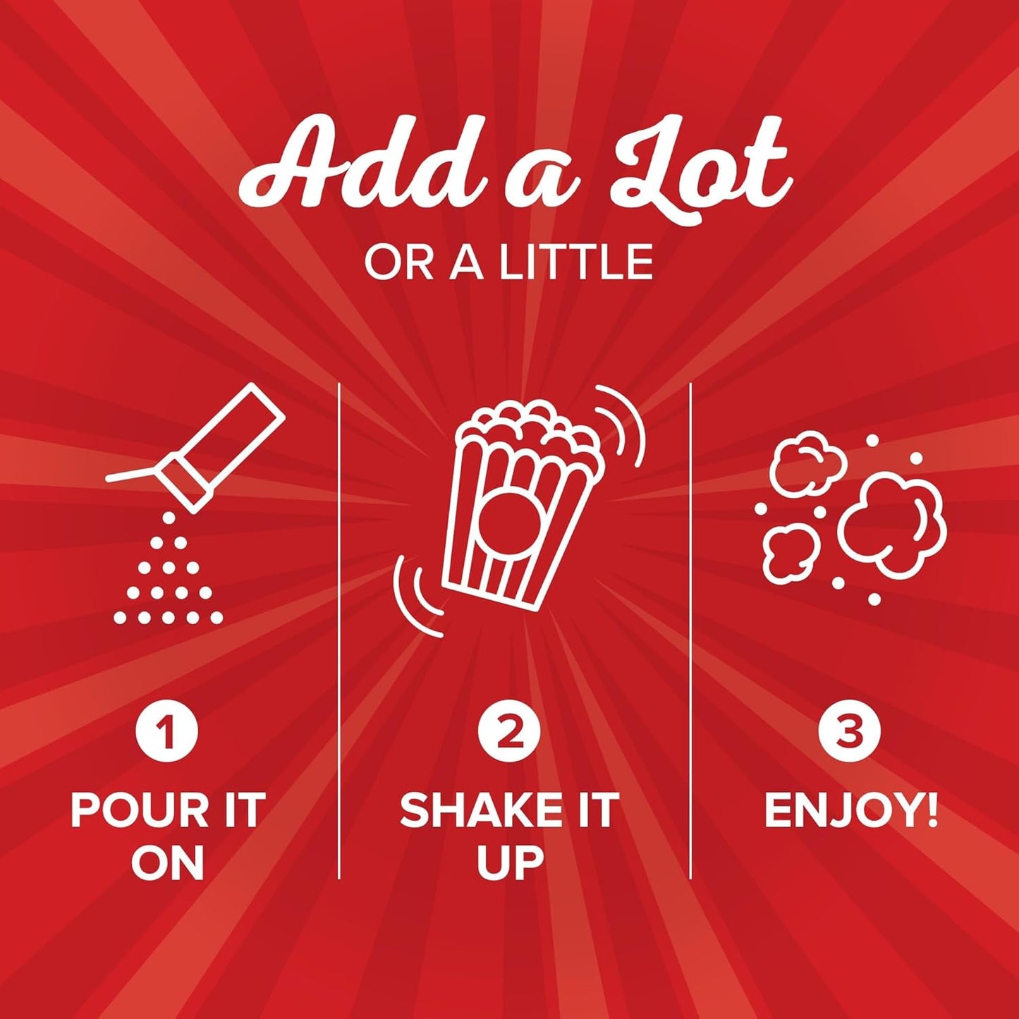 Orville Redenbacher's Movie Theater Butter Popcorn Seasoning Shaker 2.4 oz - After-School Snack for Kids' Lunchboxes and Playdates