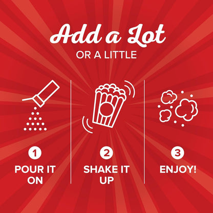 Orville Redenbacher's Movie Theater Butter Popcorn Seasoning Shaker 2.4 oz - After-School Snack for Kids' Lunchboxes and Playdates
