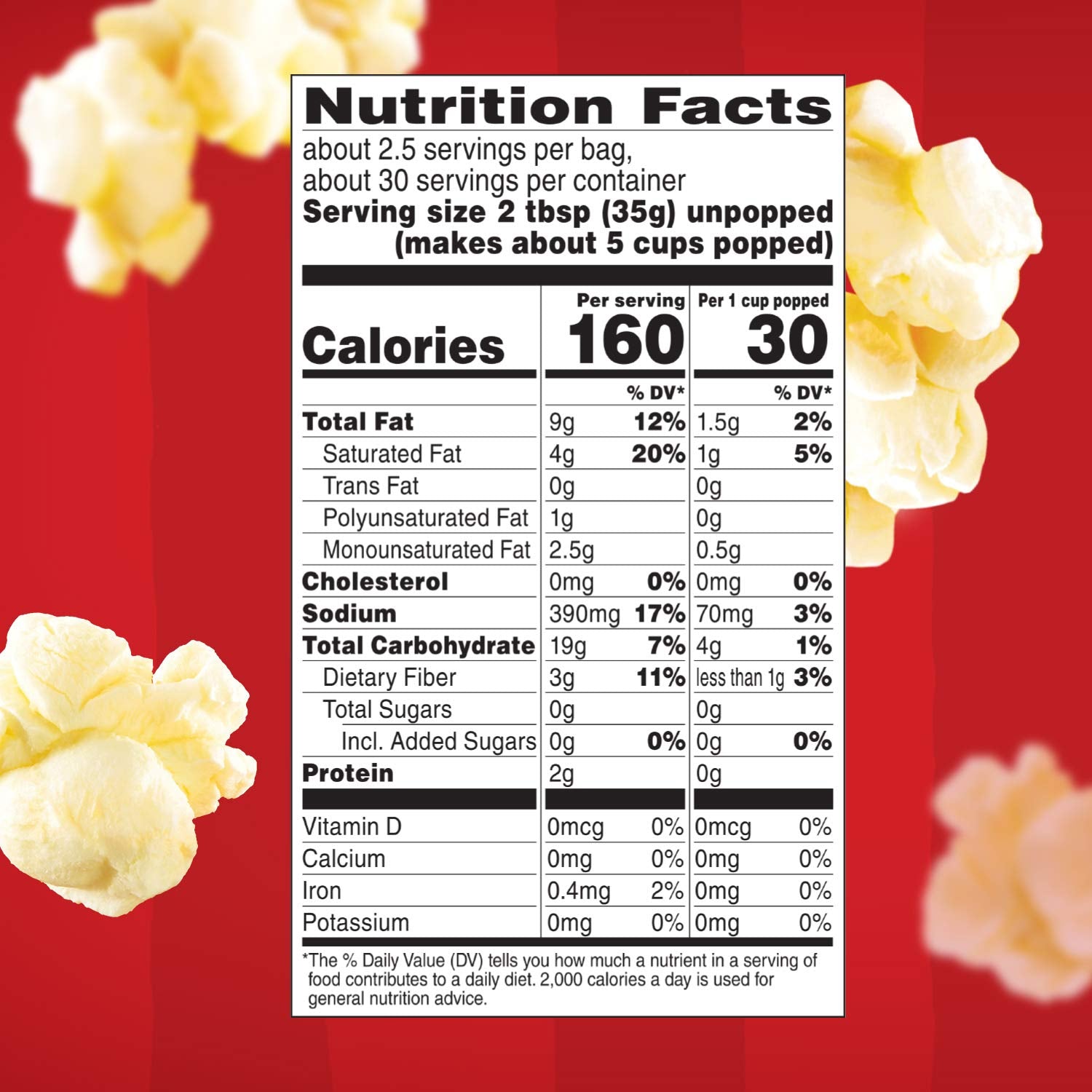 Orville Redenbacher's Ultimate Butter Microwave Popcorn 12-Count Whole Grain Fiber Snack for Mindful Evening Wind-Down