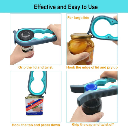 Otstar 9-Inch Jar Opener with Rubber Grip – Ergonomic Kitchen Wellness Tool for Limited Grip Strength
