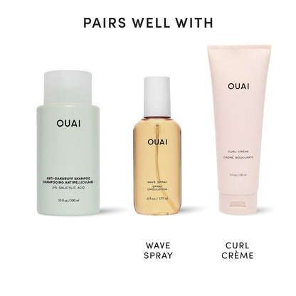 OUAI Anti Dandruff Shampoo – Stress-Relieving Scalp Treatment for Your Wind-Down Shower Ritual, 10 Fl Oz